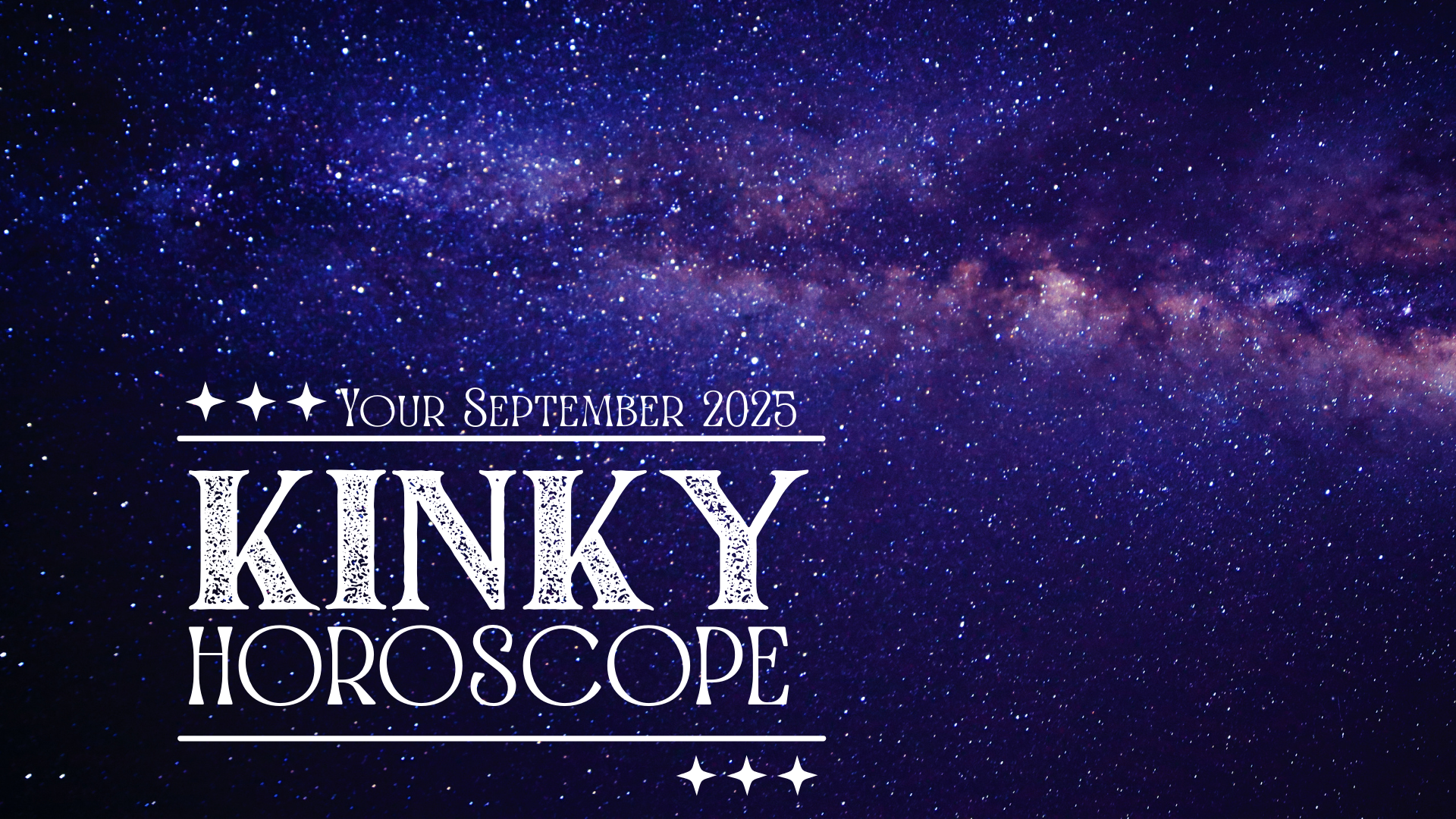 Kinky Horoscopes for September