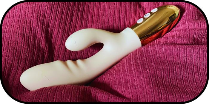 Le Wand Blend internal G-spot shaft and external rabbit stimulator