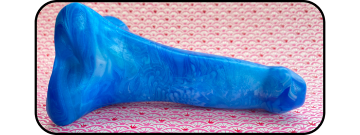 "Tidebloom" dildo from Element Pleasures, in blue
